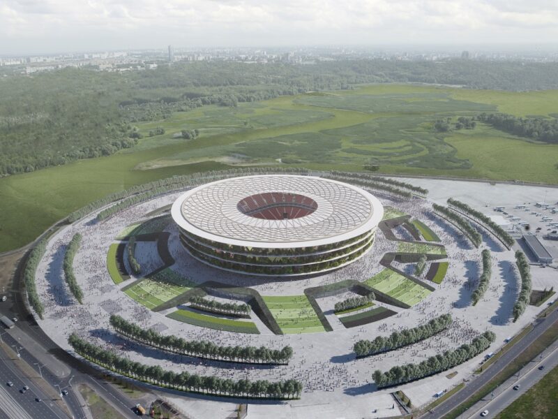 Novi stadioni - 3D prikaz Fudbalskog nacionalnog stadiona na Surcinu u Srbiji