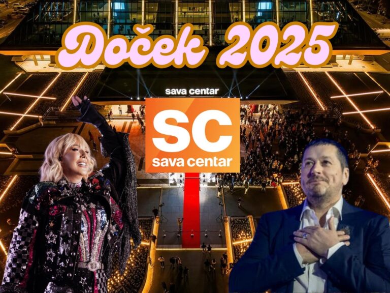 Doček 2025 Lepa Brena i Aco Pejović u Sava Centru