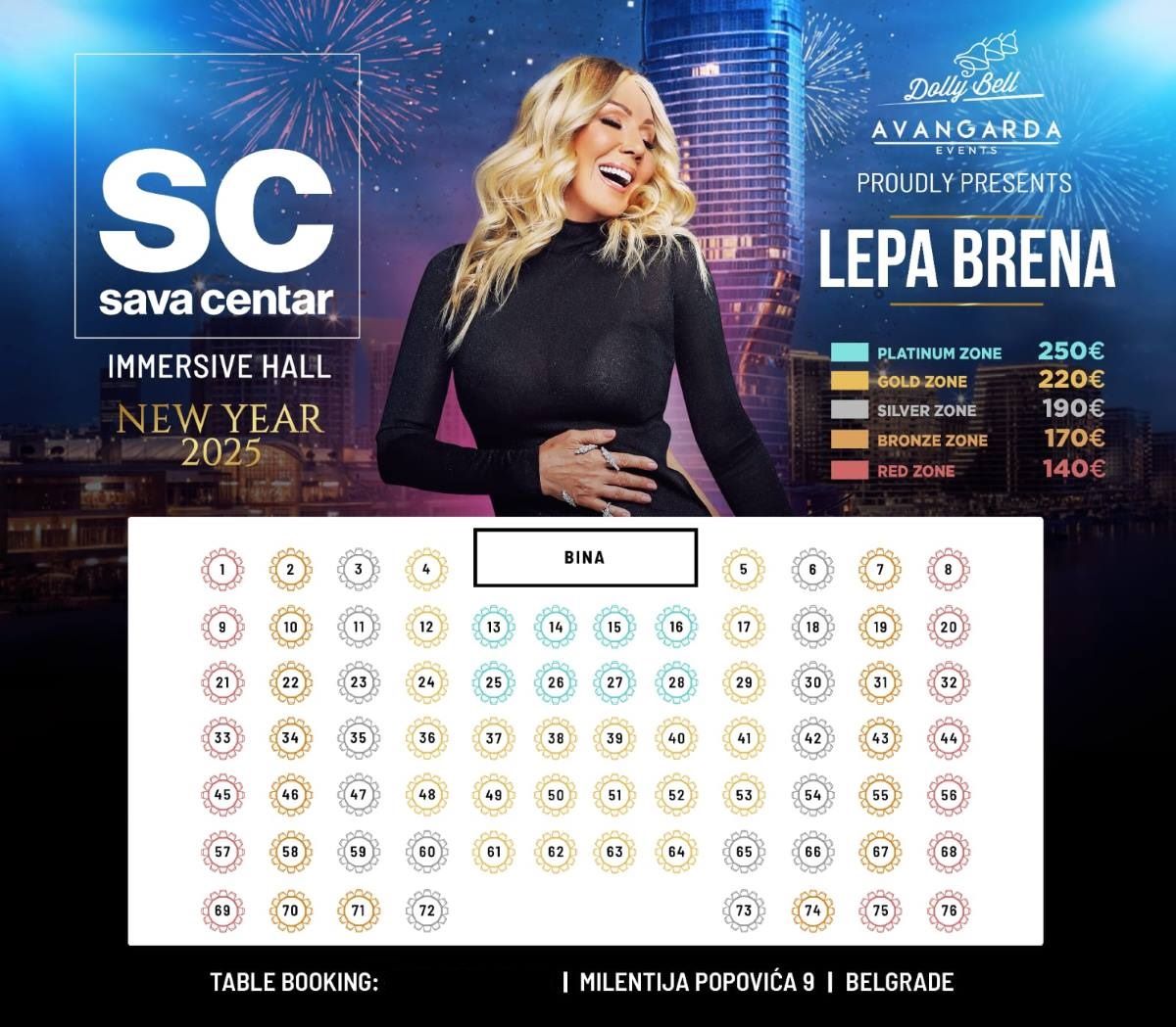 Lepa Brena Immersive Hall Sava Centar