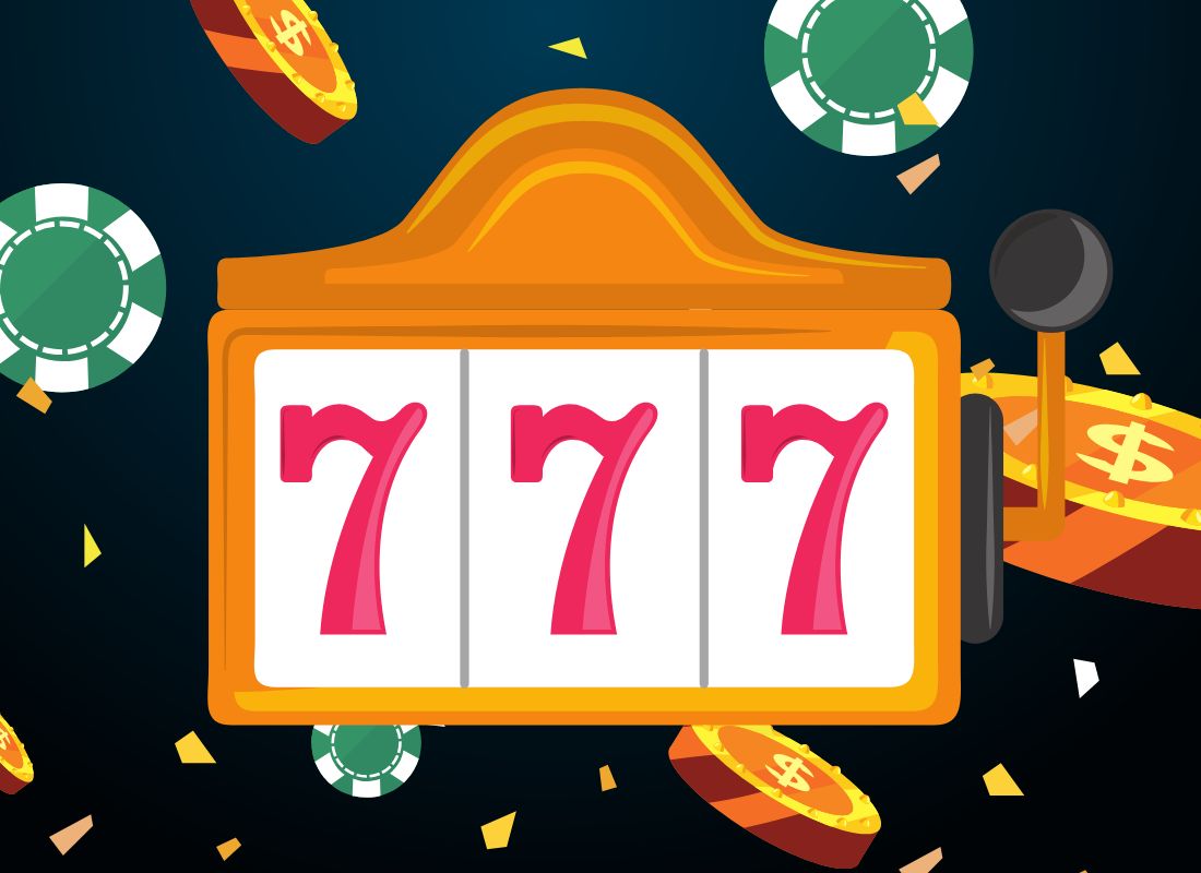 prikaz besplatnog spina u kazinu i tokena koji lete okolo