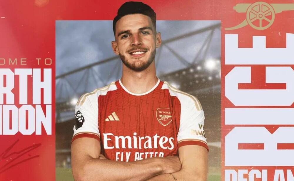 Deklan Rajs u dresu Arsenala