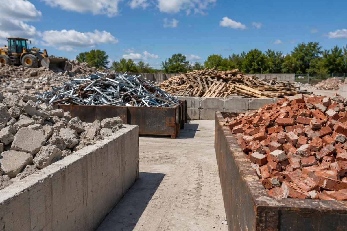 drvo metal i cikla na reciklaži